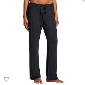 Women’s Black Drawstring Pajama Lounge Pants